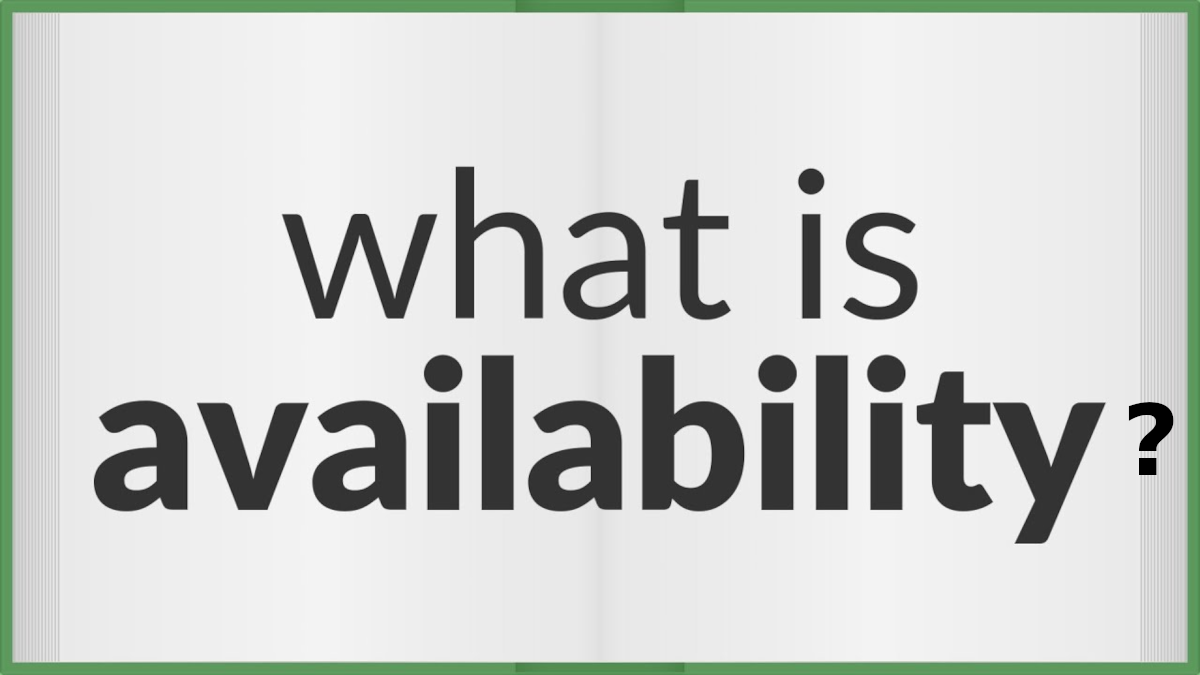 Availability in Software