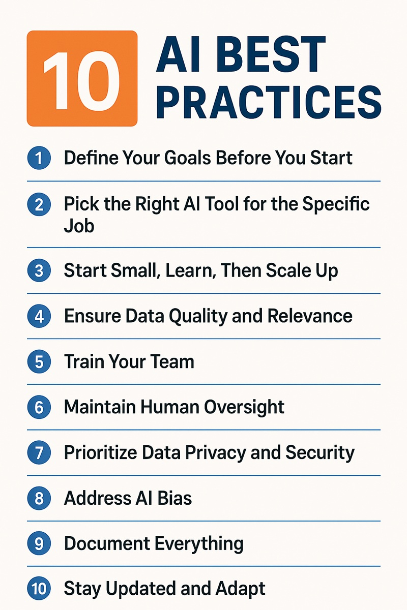 AI Best Practices for Production